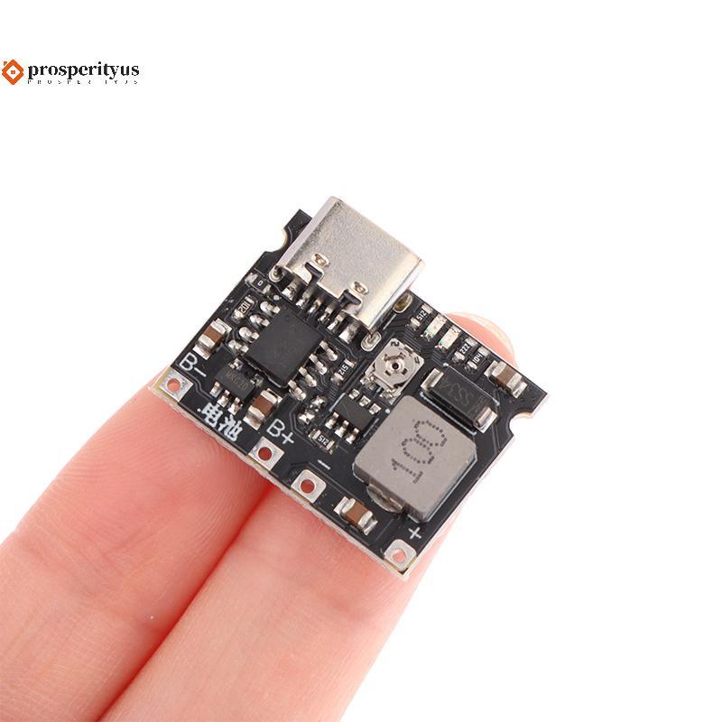 [PPTS] Módulo De Carga Rápida USB Tipo C 2A Li-ion 18650 3.7V 4.2V Placa De Carregador De Bateria DC-Step Up Boost Modul
