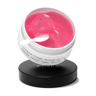 Patches de Hidrogel para Olhos com Colágeno e Peptídeos Rosa da COSRX, adequados para olhos inchados, com efeitos refres