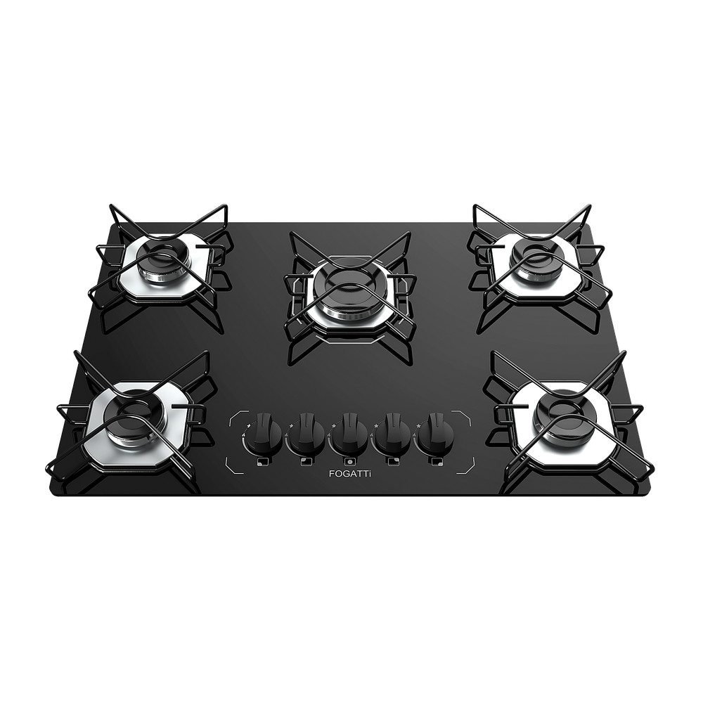Fogão Cooktop Ori Mesa de Vidro Fogatti