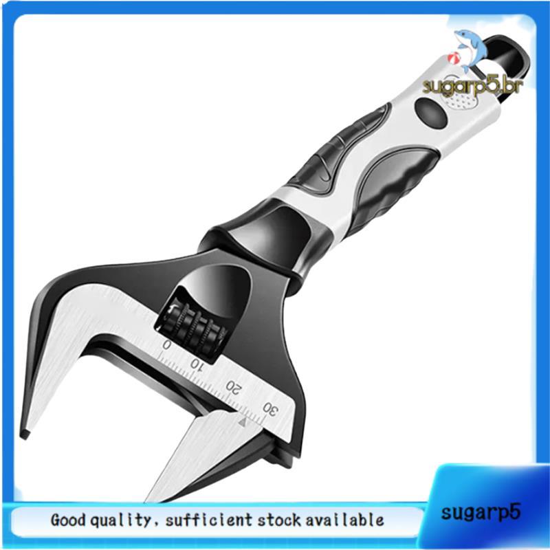 Chave Inglesa Ajustável-V Aço Oficina Mecânica Ferramentas De Reparo Manual Carro Bicicleta Grande Abertura 12 Polegada