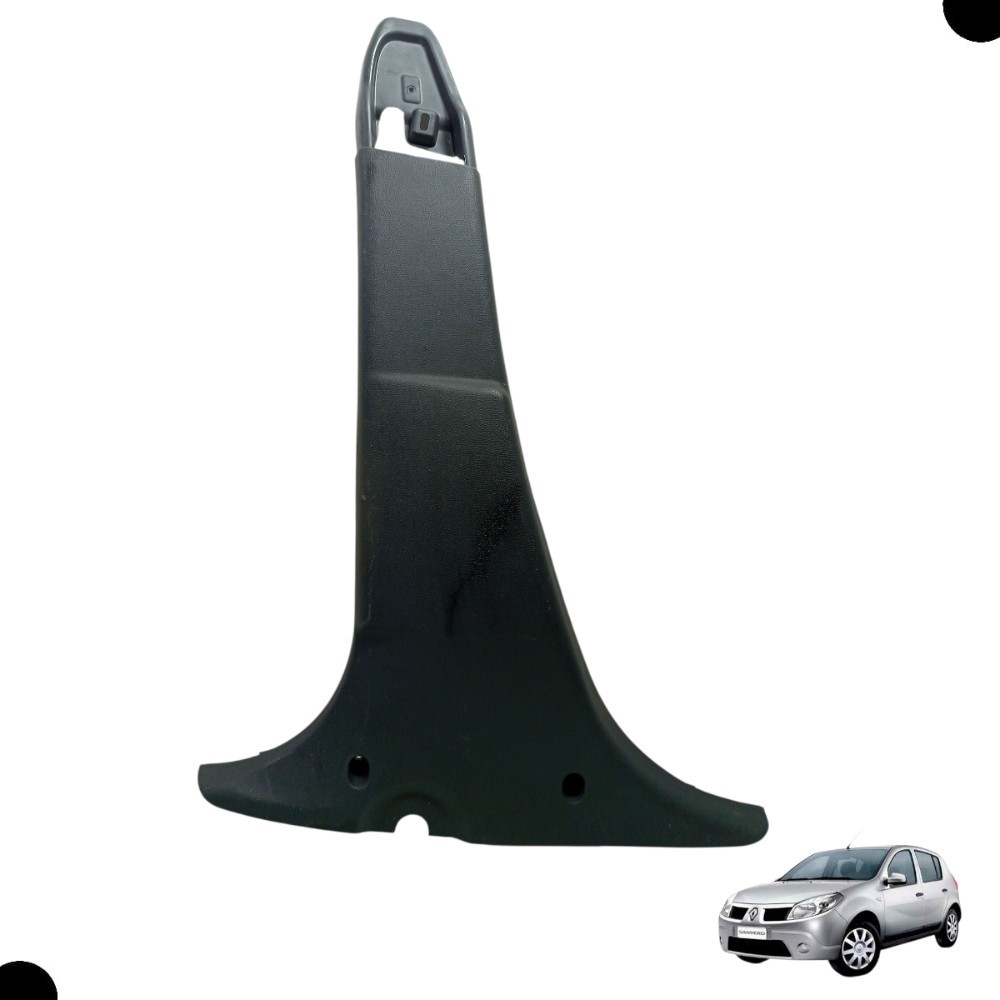 Moldura Coluna Central Esquerda Renault Sandero 2008 2014