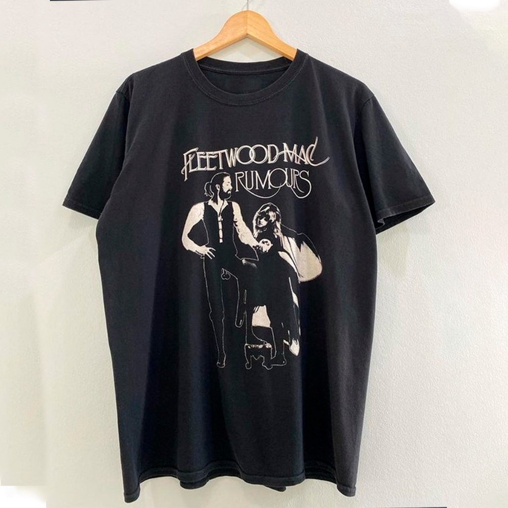 [Camiseta Premium em Algodão Puro]TT Camiseta Fleetwood Mac Rumours Unissex Oversized 100% Algodão Estilo Básico Street