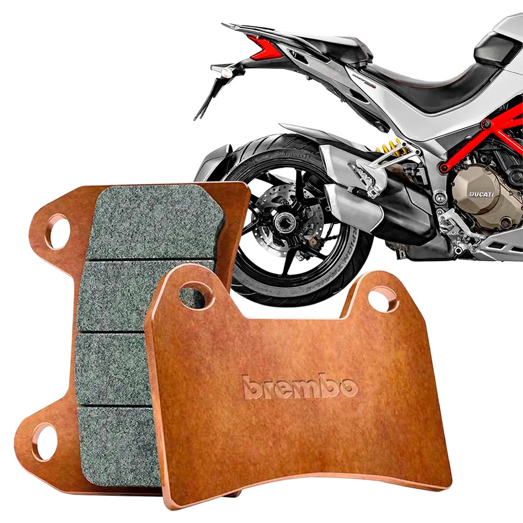 Pastilha De Freio Traseira Ducati Multistrada 1200 S Touring ABS Sport Pikes Peak Enduro LE 10/15