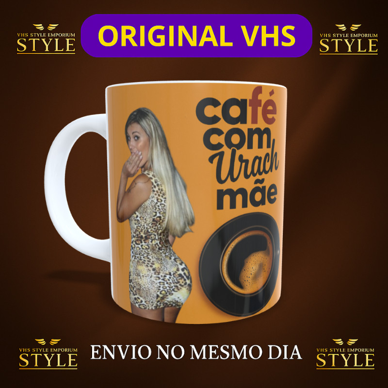 ☕ Caneca de Porcelana Personalizada – ÍMOLA NOME DE GUERRA Andressa Urach Meme | Be Kind vhs