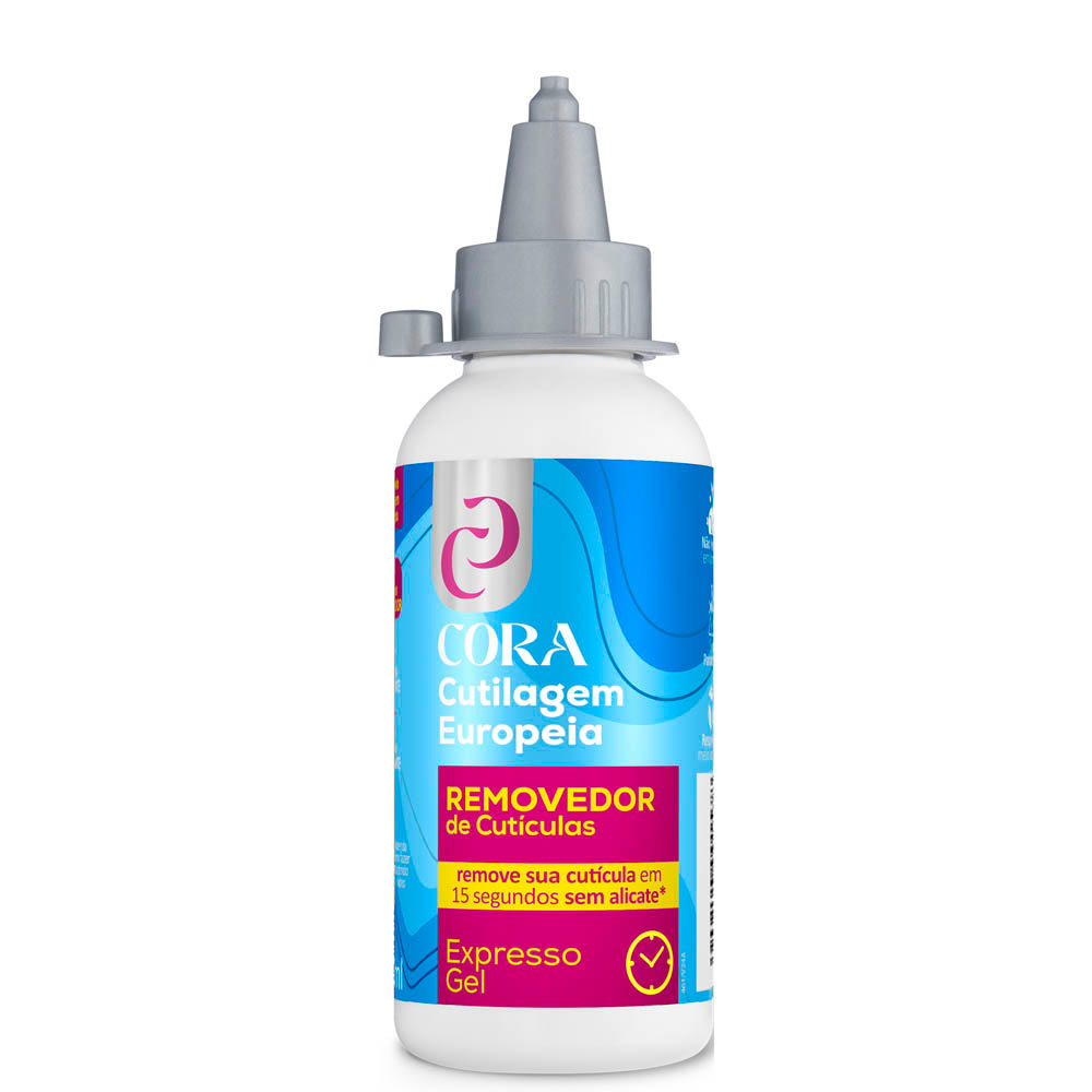 Removedor Cutículas Cutilagem Europeia Cora Gel 100ml