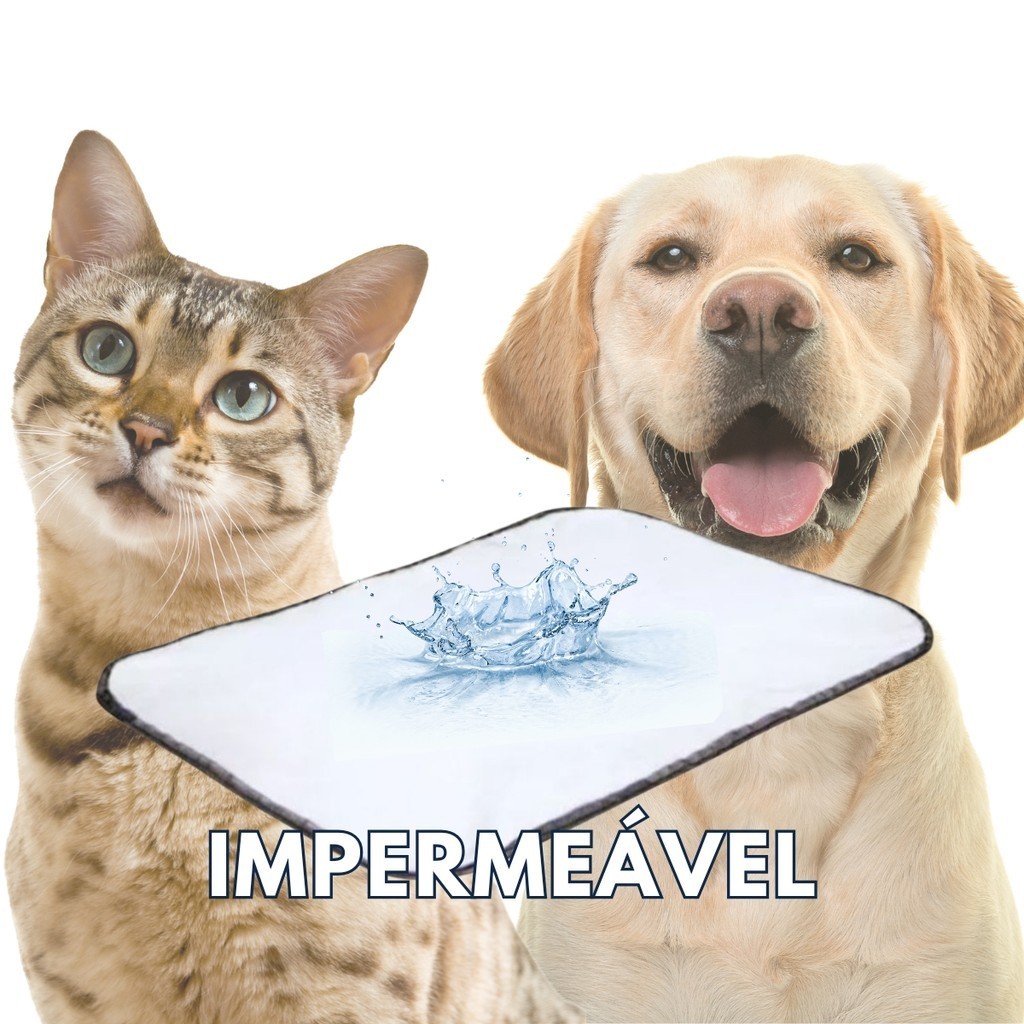 Tapetes higiênico lavável para pet dog xixi gato educador reutilizável Kit 10/5