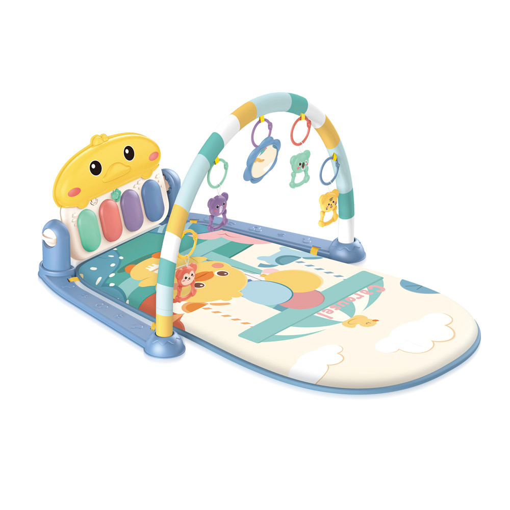 Tapete de Atividades Piano Musical Infantil Ginásio Azul