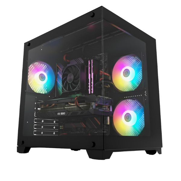 PC GAMER AGARON - RYZEN 5  5500 - RADEON RX5500 - 16 GB RAM - SSD 480GB - FONTE 500W