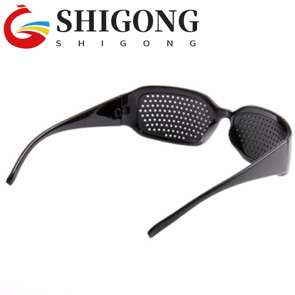 SHIGONG Pinhole Óculos Unissex Pin Hole De Sol Cura Natural Cuidados Com A Visão em Oferta na Shopee