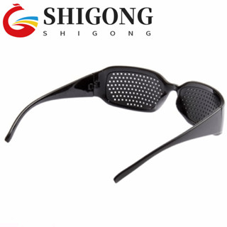 SHIGONG Pinhole Óculos Unissex Pin Hole De Sol Cura Natural Cuidados Com A Visão em Oferta na Shopee