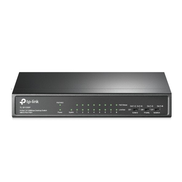 SWITCH 09 PORTAS 10/100 MBPS TL-SF1009P