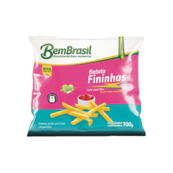 Batata Pré-Frita Palito Fininha Congelada Bem Brasil 700g