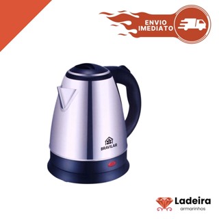 Chaleira Elétrica Jarra Inox Água Rápido 2l 220v Para Café 1500W Envio Imediato em Oferta na Shopee
