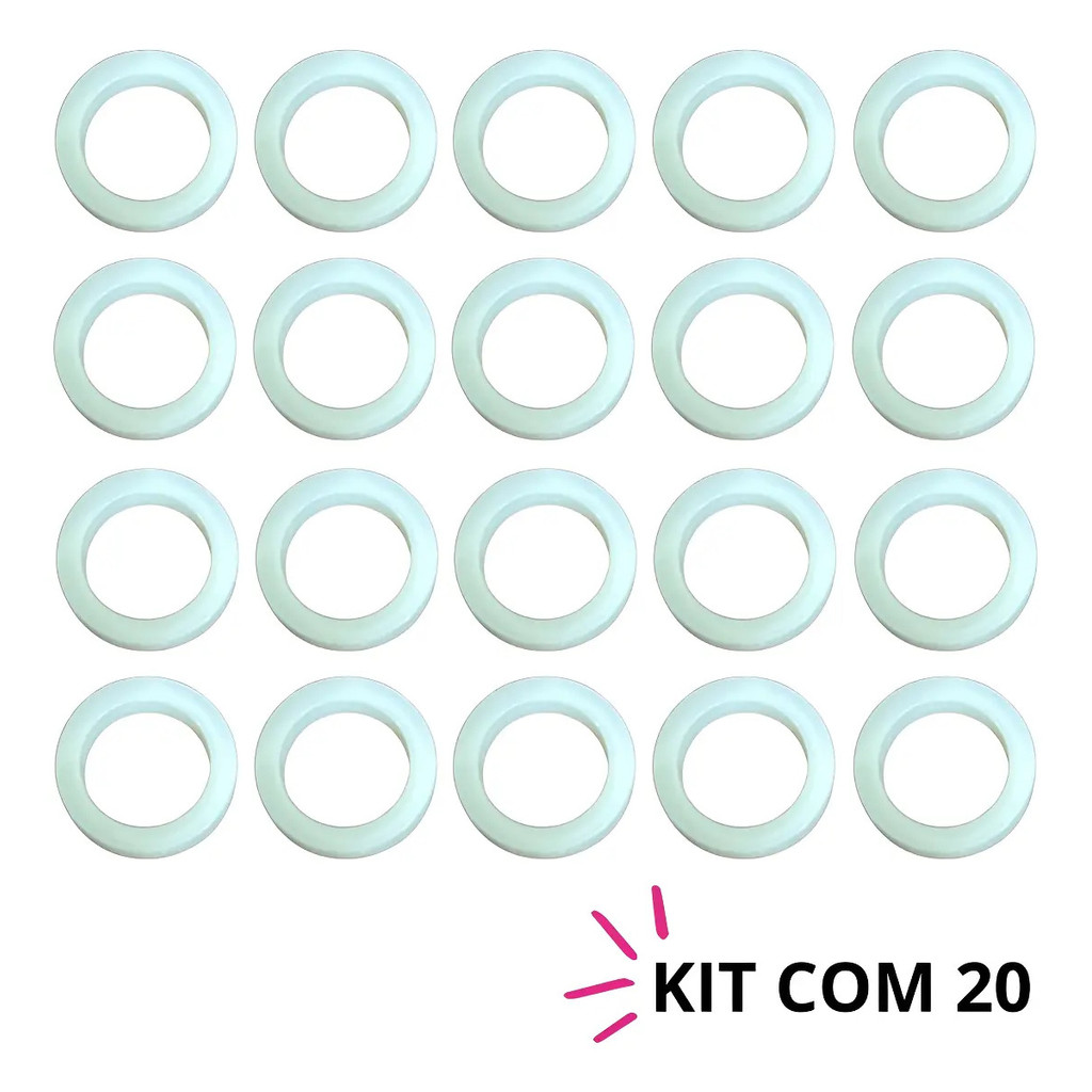 Kit  com 20 Calço Suporte Para Ventiladores 29mm Substitui Buchas