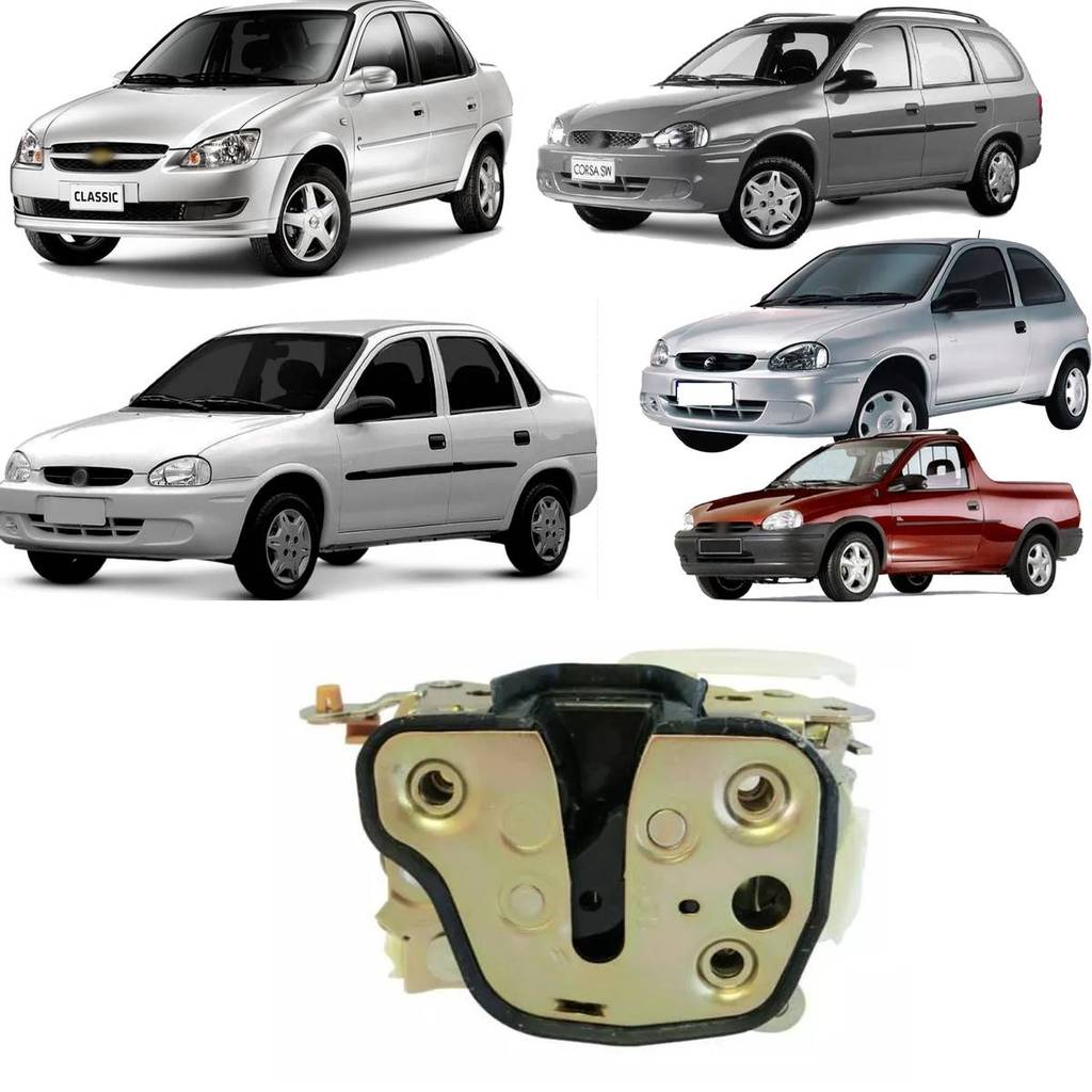 FECHADURA DIANTEIRA CORSA CLASSIC 94 05 06 07 08 09 10 LADO ESQUERDO