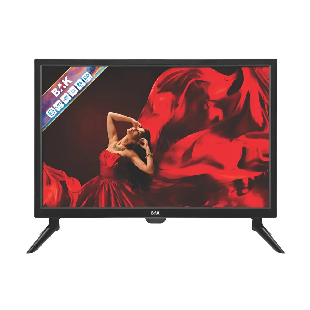 Tv Monitor Led Full Hd 24 Polegadas Com Conversor Digital ISDB-T Integrado Bak