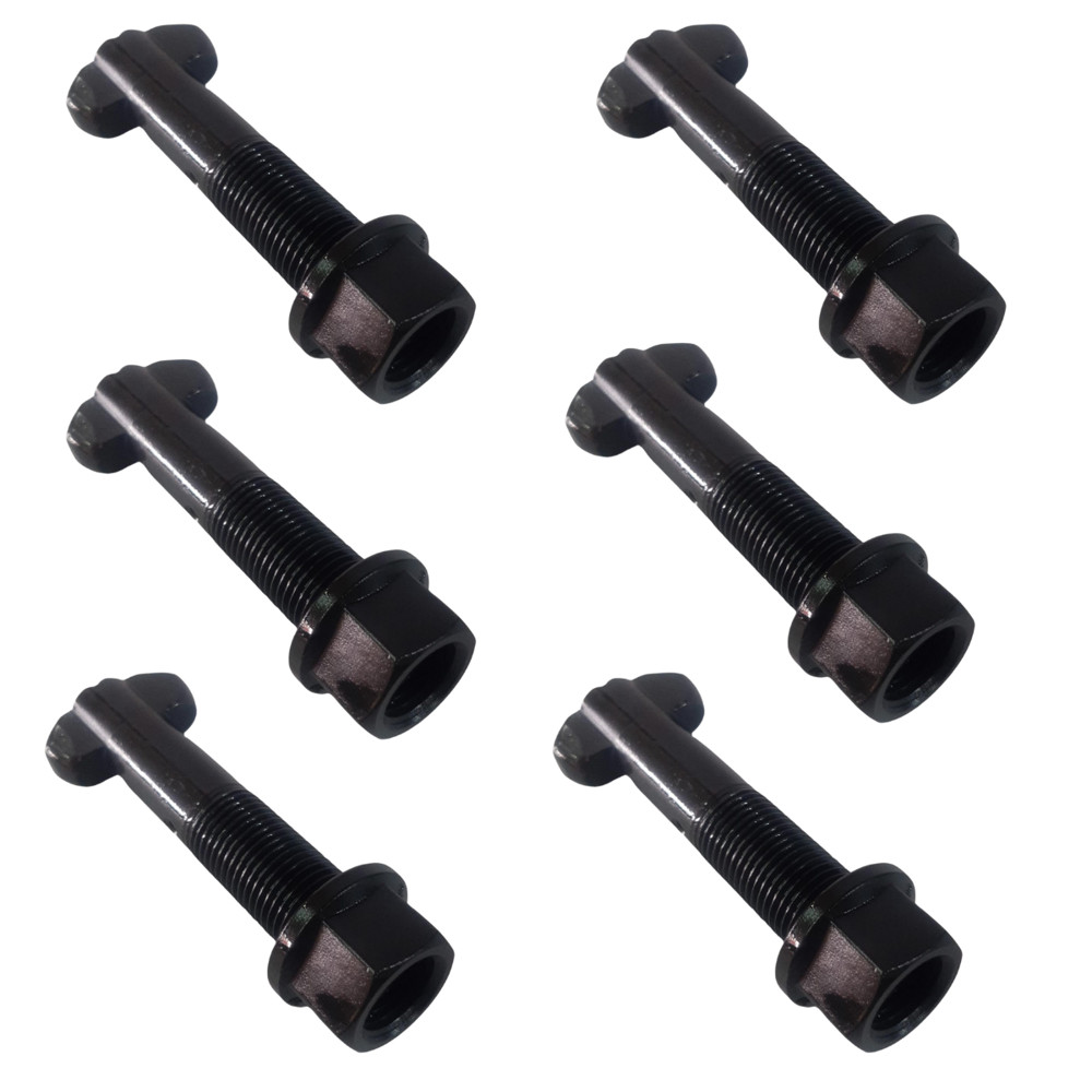KIT 6 PARAFUSO MARTELO RODA RAIADA 20X80 ROSCA GROSSA CARRETA RANDON MODERNA PASSE 2.0