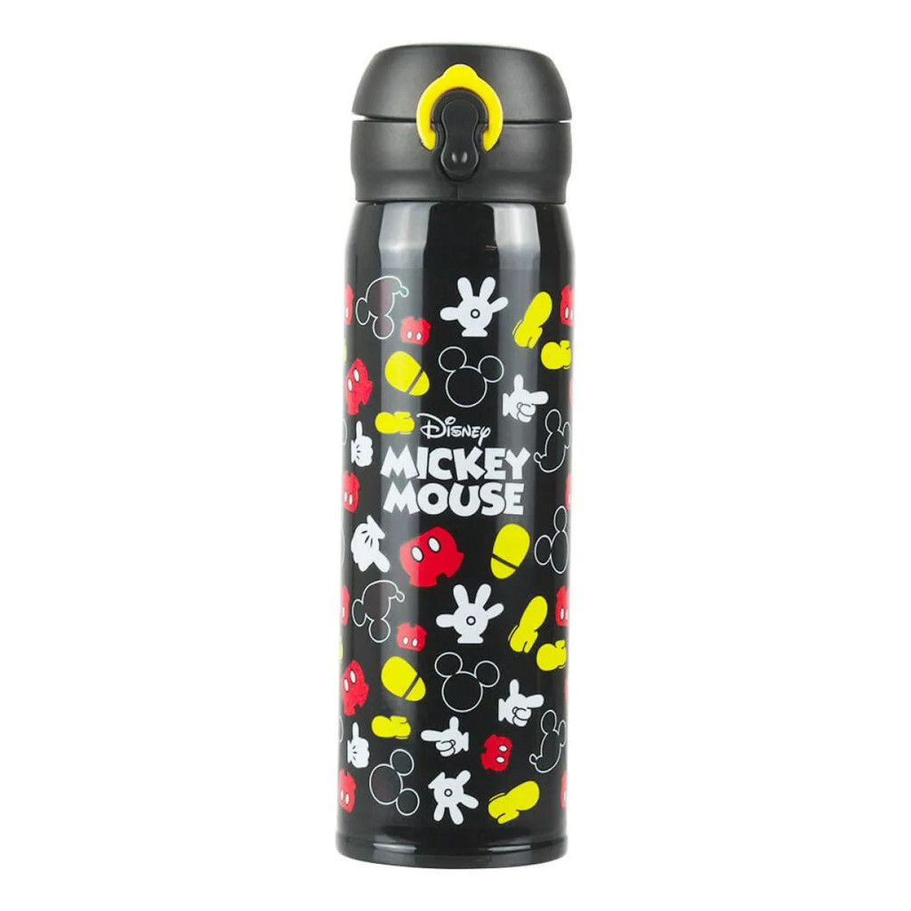 Garrafa Térmica Preta Mickey 400ml - Disney