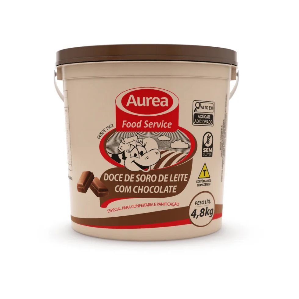 Doce de Leite Soro com Chocolate 4,8kg Aurea