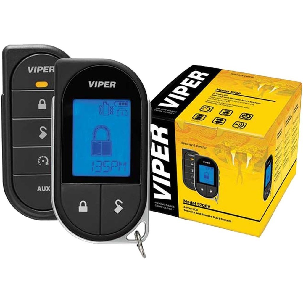 Segurança Automotiva De 2 Vias Viper 5706V Com Sistema De Partida Remota