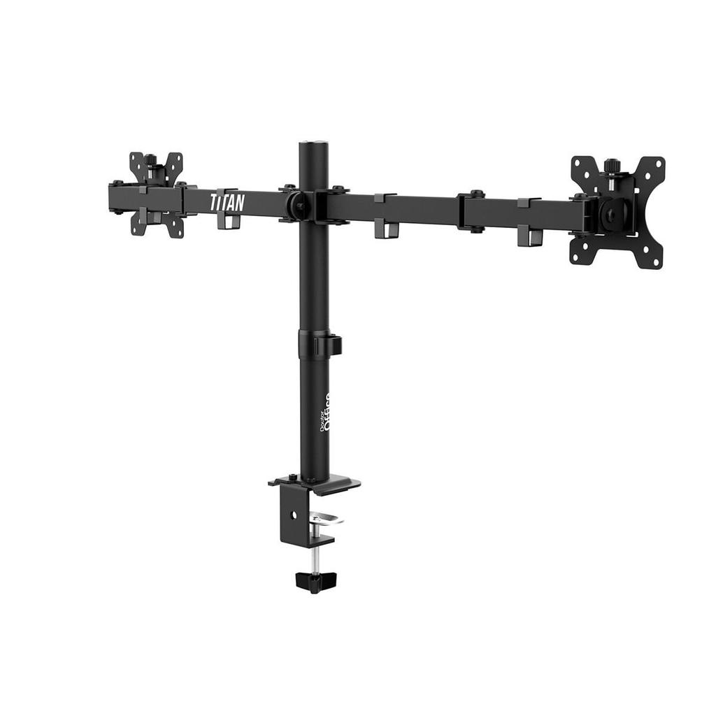 Suporte de Mesa Dr. Office Titan K25, Articulado, Ergonômico, Para 2 Monitores de Até 32 Pol