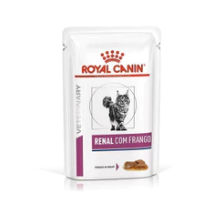 Ração Úmida Royal Canin Sachê Veterinary Diet Renal para Gatos com Insuficiência Renal - 85 g