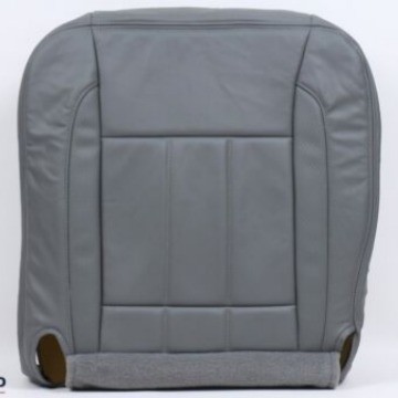 Adequado para 2006 Dodge Ram 1500 2500 3500 Capa de assento de couro genuíno com fundo lateral cinza de alta qualidade e