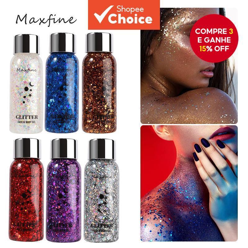 Glitter Eyesheshadow Show Maquiagem de Palco de Clube Noturno Creme de Lantejoulas de Gel ...