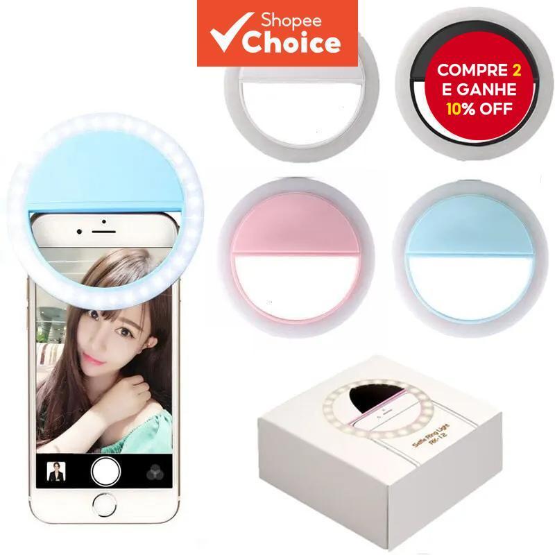 Ring Light Anel De Luz USB Para Selfie De Telefone-De Preenchimento LED Ajustável Universal Celular E Tablet