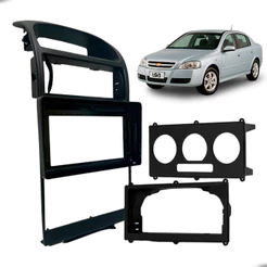 Moldura Painel Fiamon Chevrolet Astra 1998-2011 7 Polegadas 2DIN Encaixe Perfeito para Central Multimídia MP5 DVD