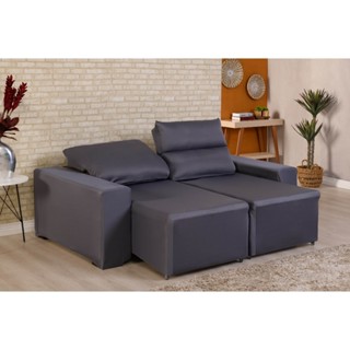 Capa de Sofá Retrátil 2 Lugares, Ajustável ,+ 2 Almofadas Estampadas, em Malha Gel em Oferta na Shopee