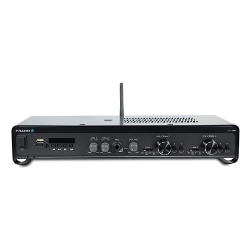 Amplificador Frahm Slim 2700 Optical - Som Ambiente Cor Preto Potência De Saída Rms 160 W