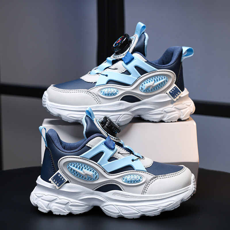 Crianças Tênis De Couro Antiderrapante Para Meninos Sapatos Casuais Infantis Com Moda Corrida Caminhada Leve