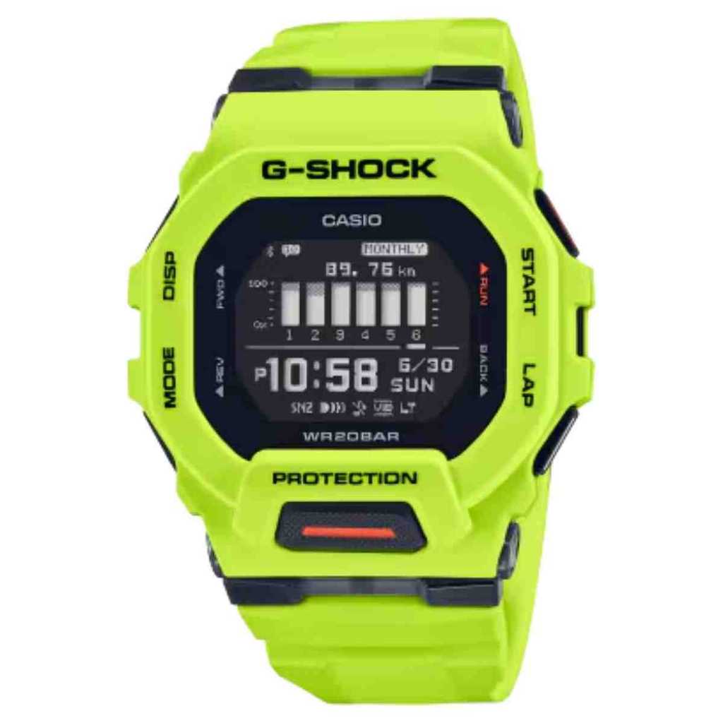 Relógio Casio G-Shock G-Squad Sports Verde Lima Unissex GBD-200-9DR