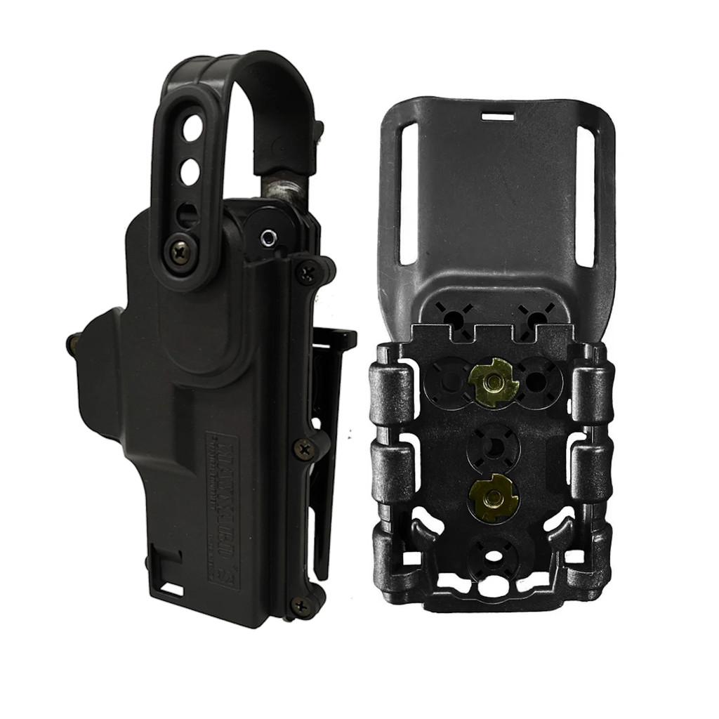 Coldre Curto De Garfo + Suporte Cintura Gaveta Maynards Nf-e