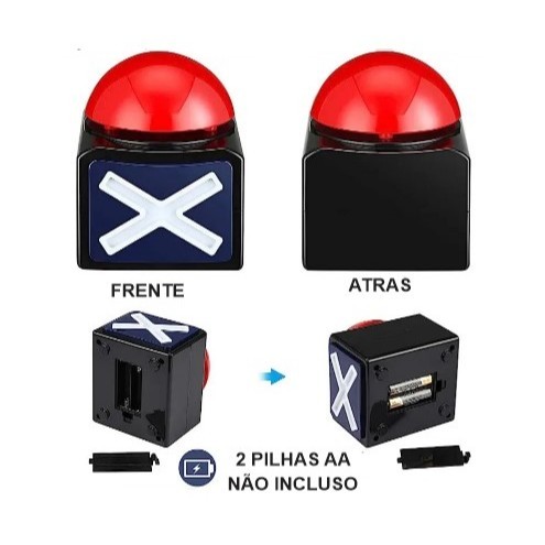 KIT 1 OU 2PCS Jogo Resposta Ao Buzzer , Game Botão De Alarme Sonoro Com Trivia Light Quiz Obtém Talent Toys em Oferta na Shopee