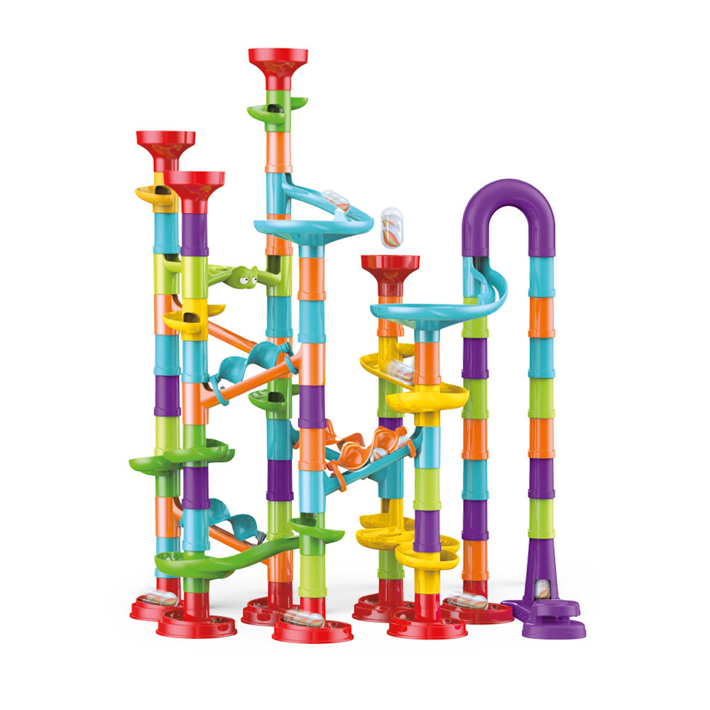 Pista de Bolinhas Labirinto Infantil 113 Peças Coloridas