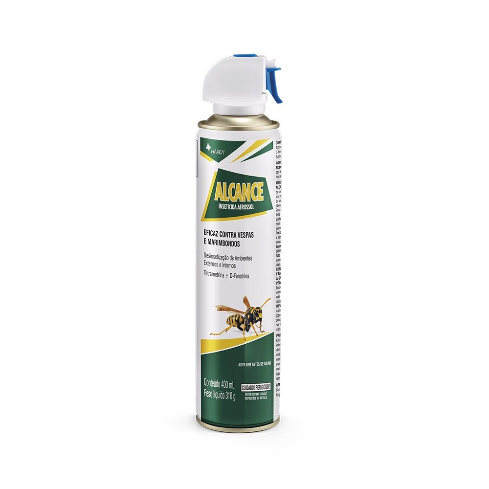 Inseticida Alcance Vespas Marimbondos E Aranhas Haxea 400ml em Oferta na Shopee