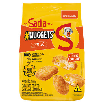 Nuggets de frango com queijo Sadia 300g