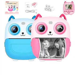 Câmera Infantil De Lente Dupla 1080p Foto Impressora Termica Digital Para Video Fotos,menino/menina Presente em Oferta na Shopee