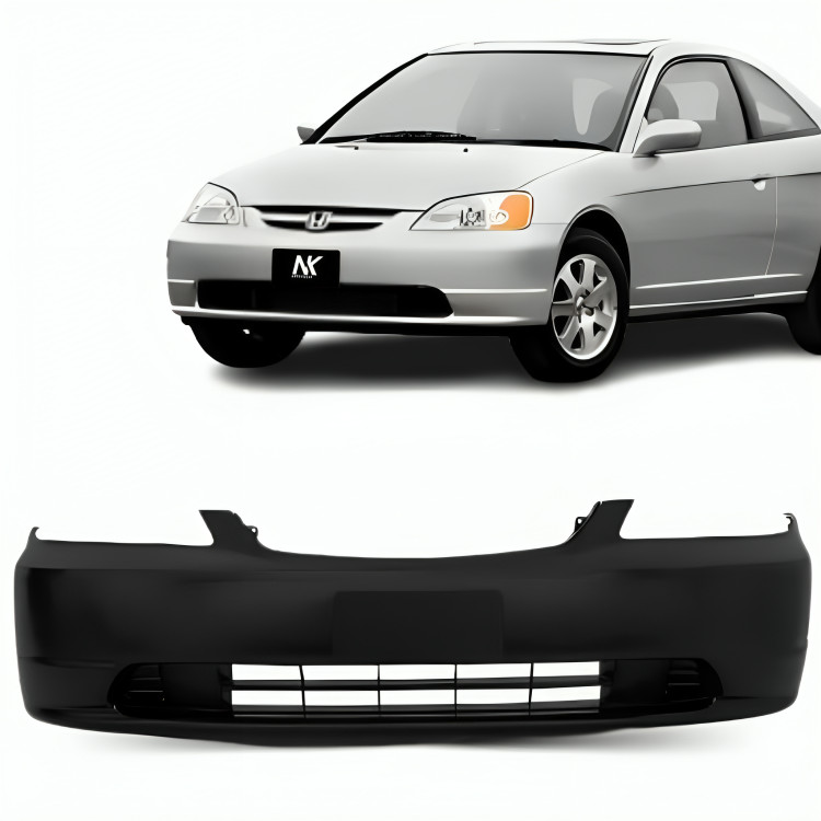 Parachoque Dianteiro Civic 2001 2002 2003 Sem Furo em Oferta na Shopee