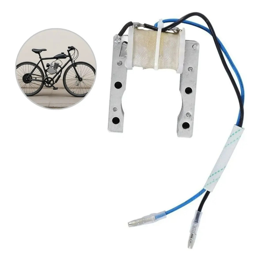 Bobina De Ignição Magneto Para Bike Motorizada 2 Tempos 49cc 66cc 80cc Motor Bicicleta