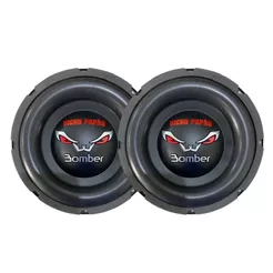Par Subwoofer Bomber 8 Pol. Bicho Papão 600w Rms 4 Ohms