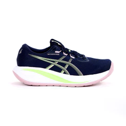 Tênis Asics Gel Cumulus 28 Azul Escuro e Verde - Feminino