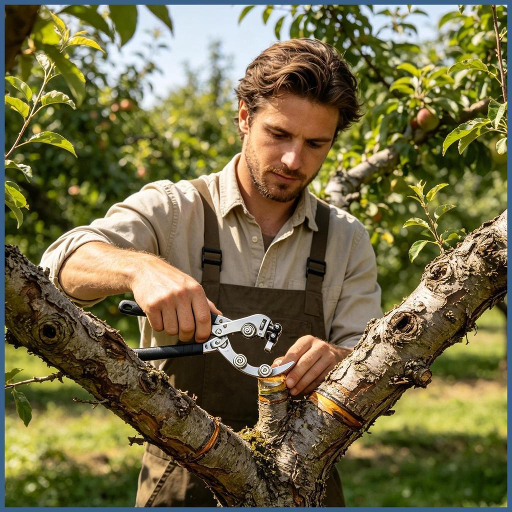 Ferramenta De Cinta De Árvore Frutífera , Polia Ajustável , Aparelho Agrícola , Cortador De Casca De Jardim Para Bonsai