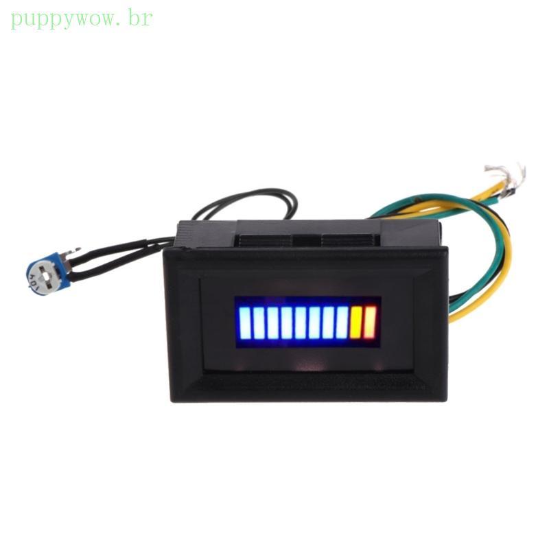 Medidor Óleo LED Ajustável PUP 12V Compatível Indicador Nível Combustível Carro Motocicleta