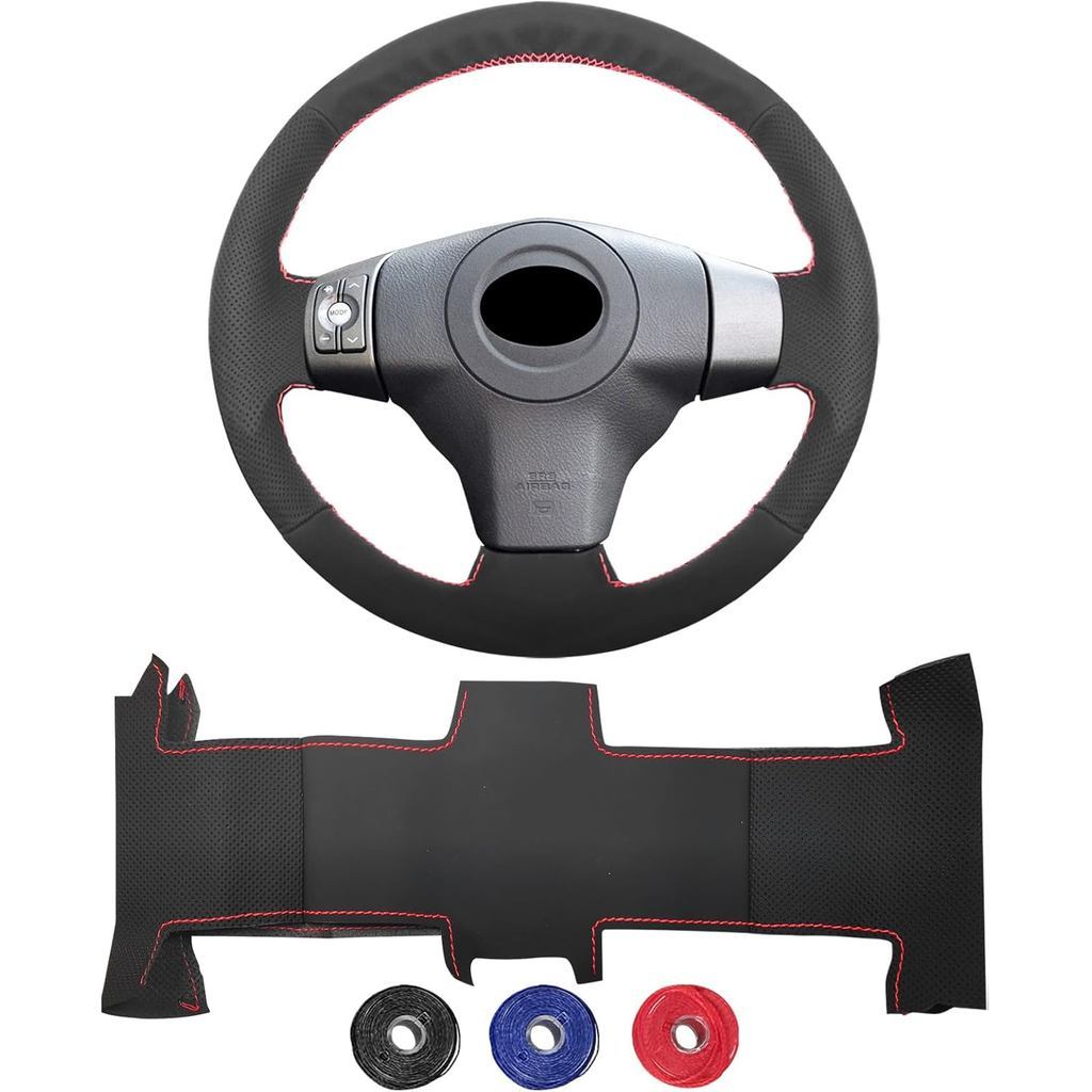 Capa De Volante Costurada À Mão Em Couro De Microfibra Compatível Com Toyota RAV4 2006-2012 Yaris Sedan 2007-2011 Protet