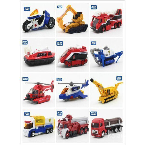 Brinquedos TOMY Tomica, Veículos de Construção, Escavadora, Empilhadeira, Caminhão Betoneira, Modelo Raro Fora de Produç