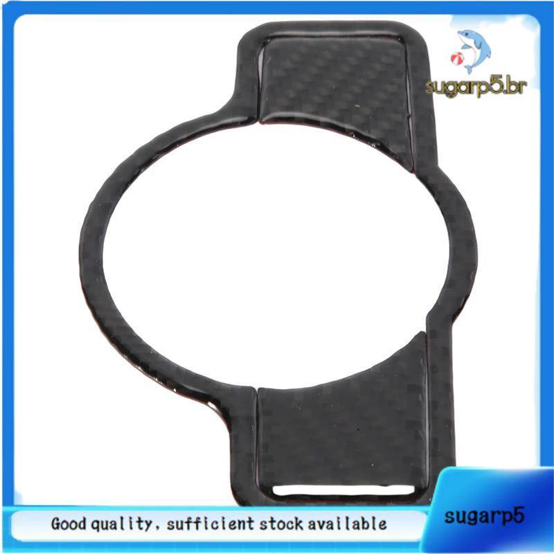Fibra De Carbono Para-Classe C W204 Interruptor Do Farol Interno Acessórios De Acabamento Da Tampa Decorativa