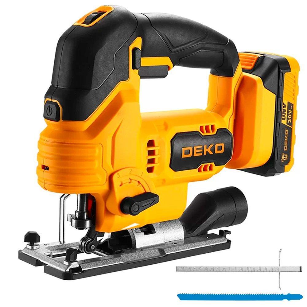 Serra Tico Tico 7/8 Polegadas 20V com Laser e Luz LED Bateria Lítio Carregador Acessórios - Deko